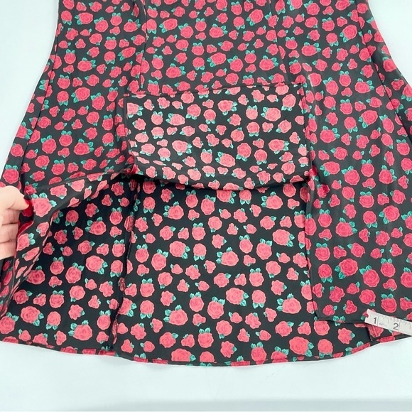 Delicates Rosebud Whimsigoth Lingerie Y2K Mini Satin Slip Dress L Dolls XX - Picture 6 of 11